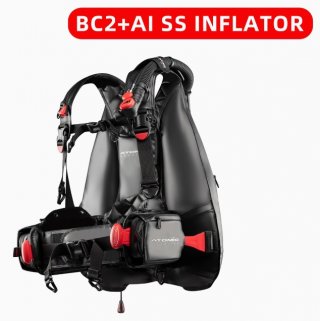 ATOMIC AQUATICS BC2+AI SS INFLATOR スキューバダイビングです